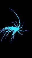 Twisting spiral of tentacles. Animation. Abstract animation of spiral growing out of middle like roots on black background. Spiral like roots or brain impulses grows video