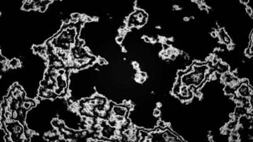 Abstract visualization of microorganisms under microscope. Motion. Viruses under microscope, human immune system virus moving across screen. video