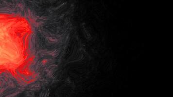 Abstract spreading colorful liquid paint on a black background. Motion. Beautiful energy like flowing digital paint. video