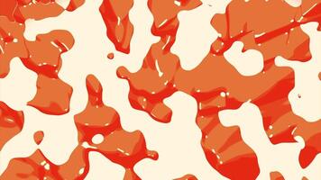 Liquid juicy substance overflowing. Design. Colorful sticky texture, drops of fluid texture. video
