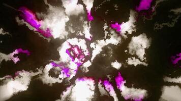Colorful shimmering streams of liquid pattern. Motion. Shimmering streams of liquid pattern move in space. Pattern of colored and shimmering spots in stream video