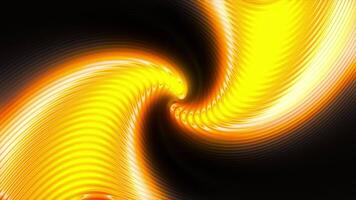 Animation of bright swirling stream of energy. Motion. 3D swirling flow of energy on black background. Luminous bright stream of energy moves in swirling spiral video