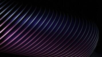 Abstract bending metal spring. Design. Wide rings creating effect of slowly waving shape. video