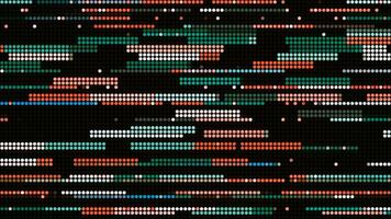An abstract glitch art texture motion graphic background. Motion. Horizontal flowing stripes all over the screen. video