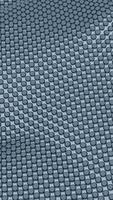 Abstract metal texture with moving ripples, seamless loop. Design. Rows of chains of silver color in wavy motion. video