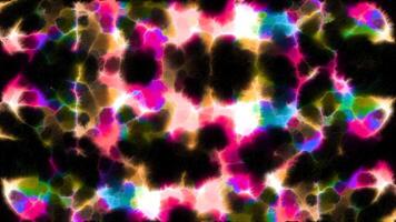 Bright contrasting dancing stains creating kaleidoscopic effect. Motion. Beautiful spinning blurred shapes. video