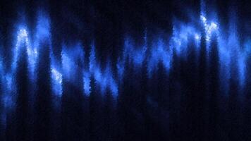 Luminous wave line of light. Motion. Moving wave line of light with mirror effect. Glowing wave of light and color energy on black background video