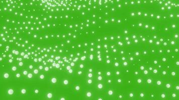 Wavy lines with dots. Design. Minimalistic animation with moving wavy dots. Dots move in linear waves video