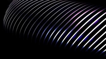 Abstract bending metal spring. Design. Wide rings creating effect of slowly waving shape. video