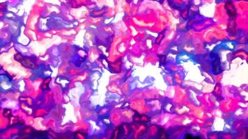 Abstract colorful stains flashing on a white background. Motion. Flashing bright pattern of tangled lines. video