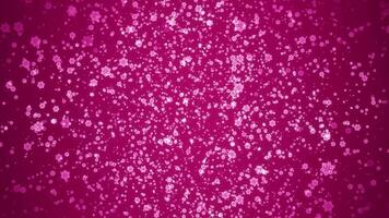 Abstract floating bubbles of air. Motion. Transparent bubbles flying chaotically on a colorful background. video