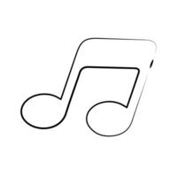 note icon editable on a white background. vector