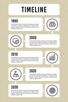 5th Anniversary timeline infographic template on the road to success. Business Presentation, Banner, Brochure and Plan. vector