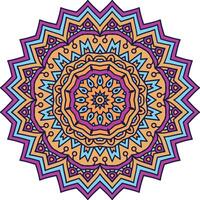 Decorative Colorful Mandala Pattern illustration vector