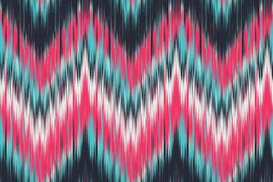 Seamless colorful zigzag pattern. This abstract ethnic fabric pattern provides an eye-catching decorative feel. Perfect for fashion, fabric, wallpaper and interior design. vector