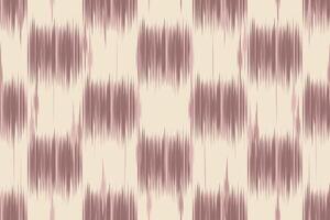 Seamless Traditional Ikat Pattern in Muted Mauve and Beige Tones Featuring Subtle Geometric and Abstract Motifs. Perfect for Textile Design, Wallpaper, and Home Decor with a Soft, Ethnic Vibe. vector