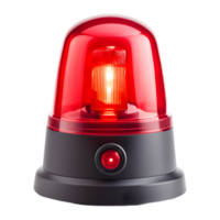 Red Siren Light Isolated on Transparent Background png