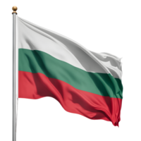 Bulgaria Flag Isolated on Transparent Background png