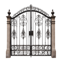 Iron Gate Isolated on Transparent Background png