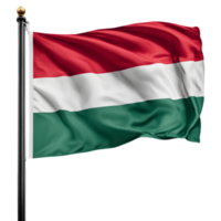 Hungary Flag Isolated on Transparent Background png