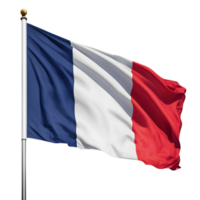 France Flag Isolated on Transparent Background png