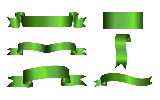 Green Ribbon Vector Art, Icons, and Graphics for Free Download