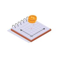 Take a look at this amazing icon of financial planning vector