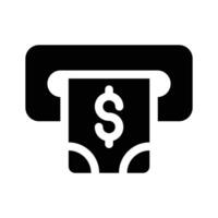 ATM machine for withdrawing money or performing banking transactions vector