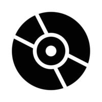 A modern icon of compact disc in modern style vector