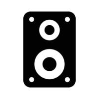 A speaker symbol representing sound, audio, or music systems vector