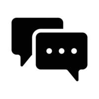 Conversation, text, messaging, chat bubble design vector