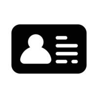 Have a look at this amazing icon of id card in trendy style vector