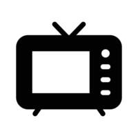 Modern of television, vintage tv icon in editable style vector