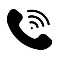 Phone, receiver, telephone design, pixel perfect icon vector