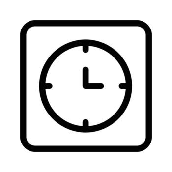 Amazing icon of clock in modern design style vector
