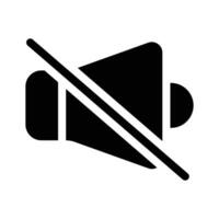 Mute button icon design, user interface vector