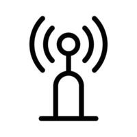 A broadband network antenna icon design, premium vector