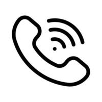 Phone, receiver, telephone design, pixel perfect icon vector