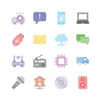 Take a look at this amazing icon of network and communication vector