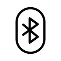 Bluetooth sign icon design in trendy style vector