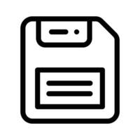 File saving, storage, retro computing, icon of floppy disc in trendy style vector