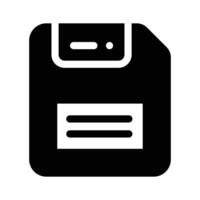File saving, storage, retro computing, icon of floppy disc in trendy style vector