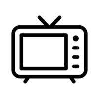 Modern of television, vintage tv icon in editable style vector