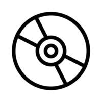 A modern icon of compact disc in modern style vector