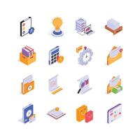 Take a look at this amazing icons set of project management vector
