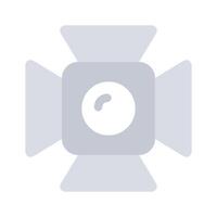 An icon of camera light, ready to use vector