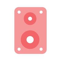 A speaker symbol representing sound, audio, or music systems vector