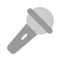 A microphone icon showing audio recording, speaking, or broadcasting vector