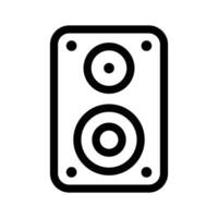 A speaker symbol representing sound, audio, or music systems vector