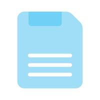 File saving, storage, retro computing, icon of floppy disc in trendy style vector